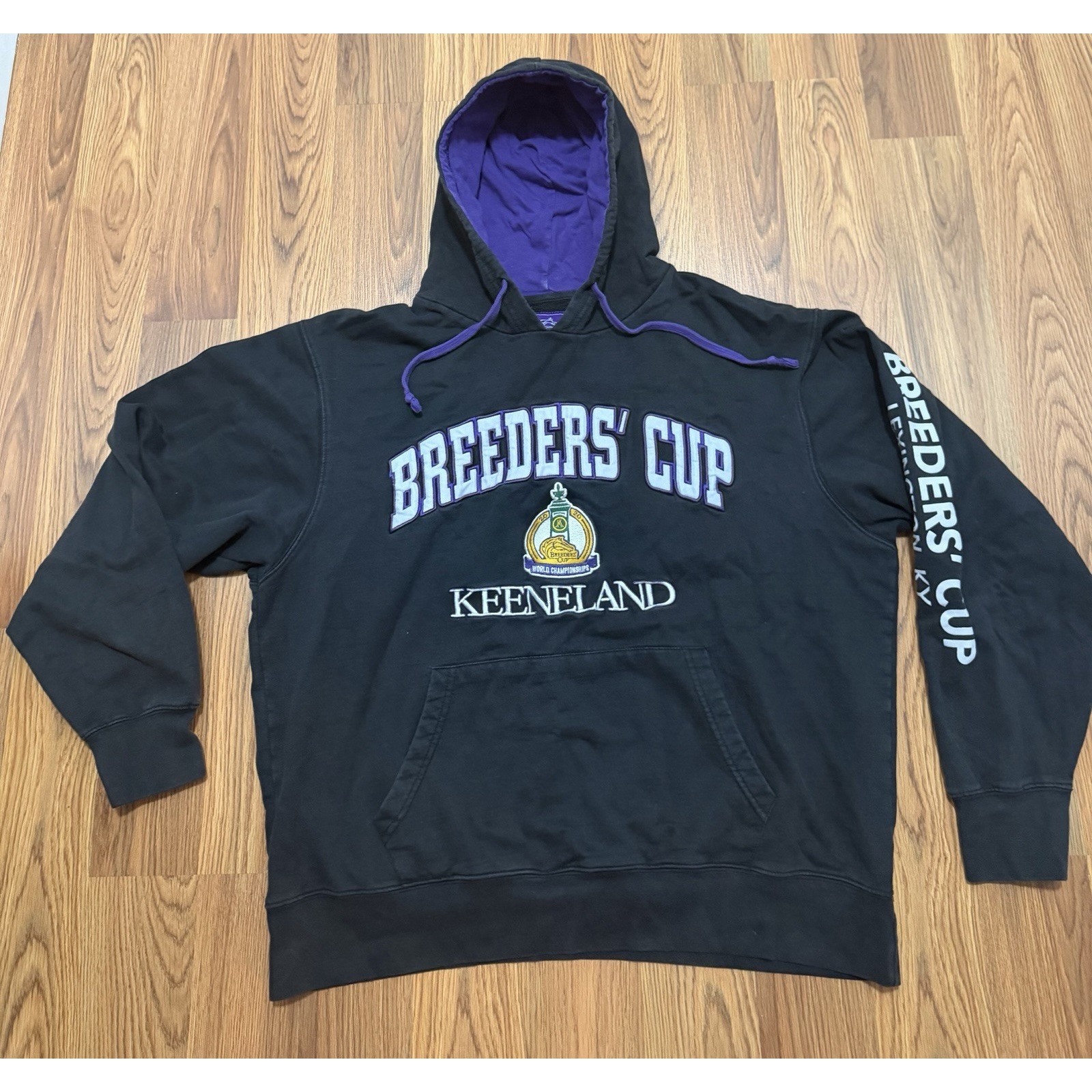 2020 Breeders Cup Keeneland Hoodie Mens Xl Embroidered Horse Racing Lexington Ky
